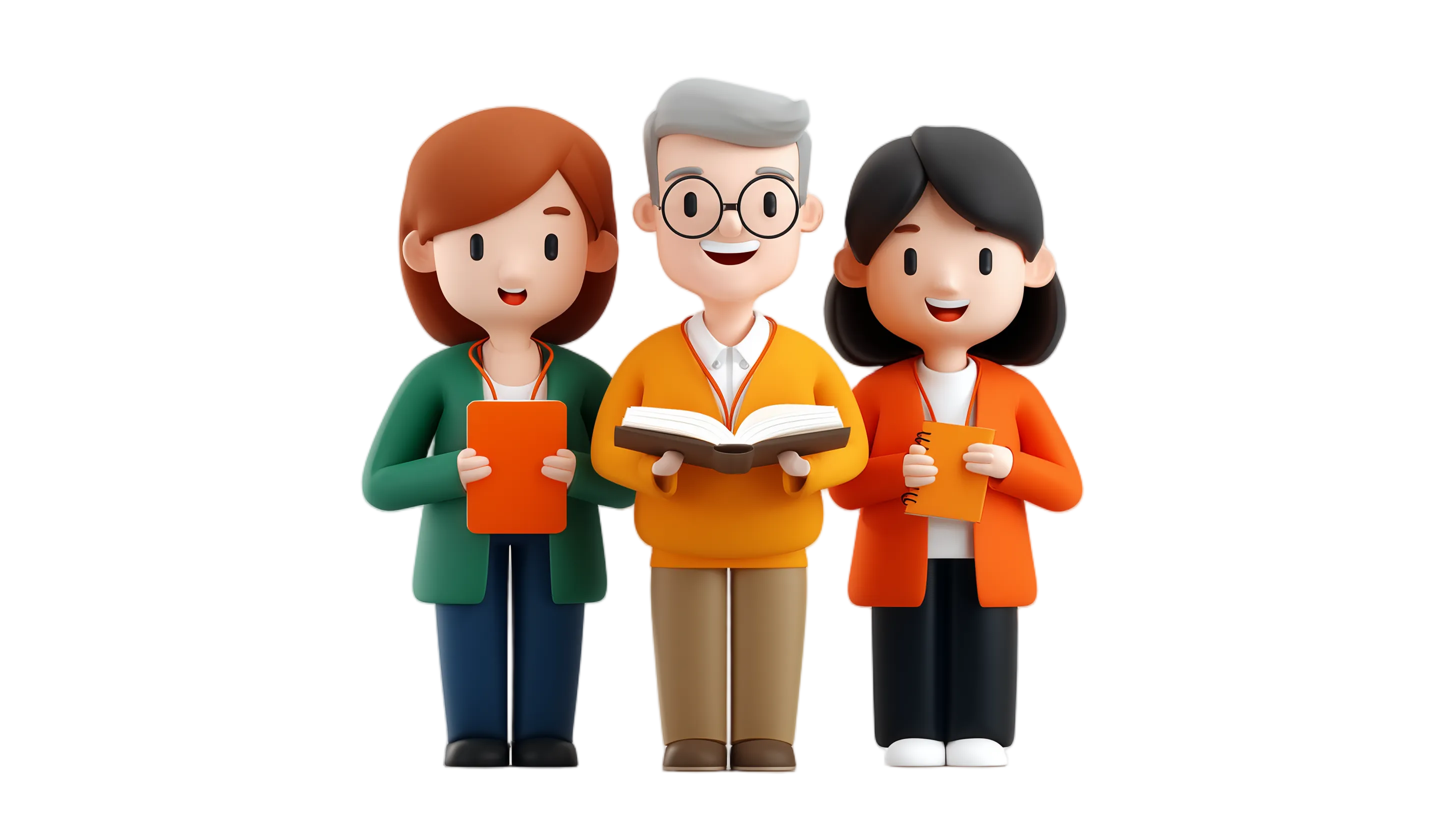 Illustration of three primary school teachers